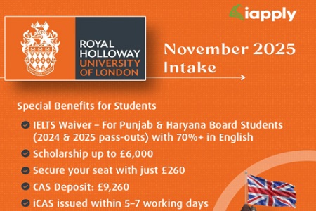  Royal Holloway, University of London - November 2025 Intake (iCAS IY1) 